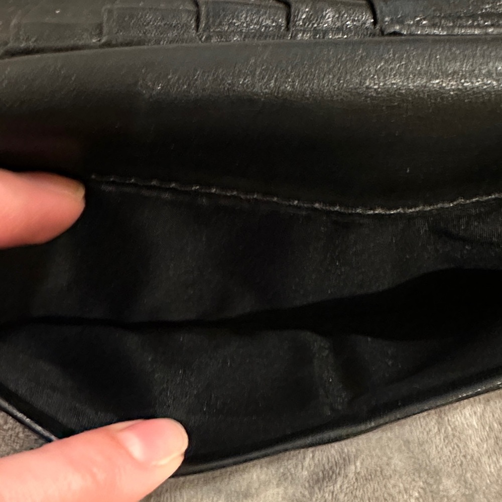 Coach Black and Silver Signature Clutch - Picture 5 of 10